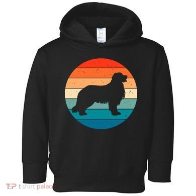 Bernese Mountain Dog Retro Vintage Toddler Hoodie
