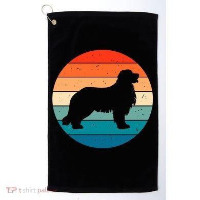Bernese Mountain Dog Retro Vintage Golf Towel