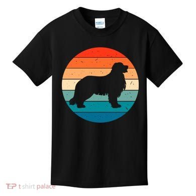 Bernese Mountain Dog Retro Vintage Kids T-Shirt