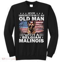 Belgian Malinois Dog Breed Never Underestimate An Old Man Sweatshirt thumb 0