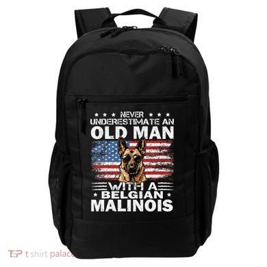 Belgian Malinois Dog Breed Never Underestimate An Old Man Backpack