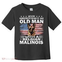 Belgian Malinois Dog Breed Never Underestimate An Old Man Toddler T-Shirt thumb 0