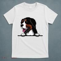 Bernese Mountain Dog Breed Popping Up Fun Dog Owner T-Shirt thumb 5
