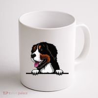 Bernese Mountain Dog Breed Popping Up Fun Dog Owner Coffee Mug thumb 1