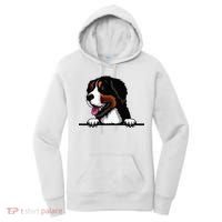 Bernese Mountain Dog Breed Popping Up Fun Dog Owner Women's Hoodie thumb 0