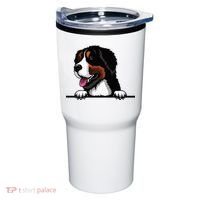 Bernese Mountain Dog Breed Popping Up Fun Dog Owner Tumbler thumb 0