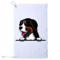 Bernese Mountain Dog Breed Popping Up Fun Dog Owner Golf Towel thumb 0