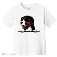Bernese Mountain Dog Breed Popping Up Fun Dog Owner Toddler T-Shirt thumb 0