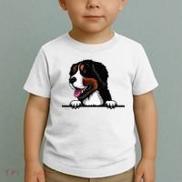 Bernese Mountain Dog Breed Popping Up Fun Dog Owner Toddler T-Shirt thumb 2