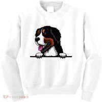 Bernese Mountain Dog Breed Popping Up Fun Dog Owner Kids Sweatshirt thumb 0