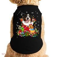 Bernese Mountain Dog Christmas Tree Lights Pajamas Xmas Gift Doggie Tank thumb 0