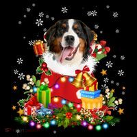 Bernese Mountain Dog Christmas Tree Lights Pajamas Xmas Gift Coffee Mug thumb 5