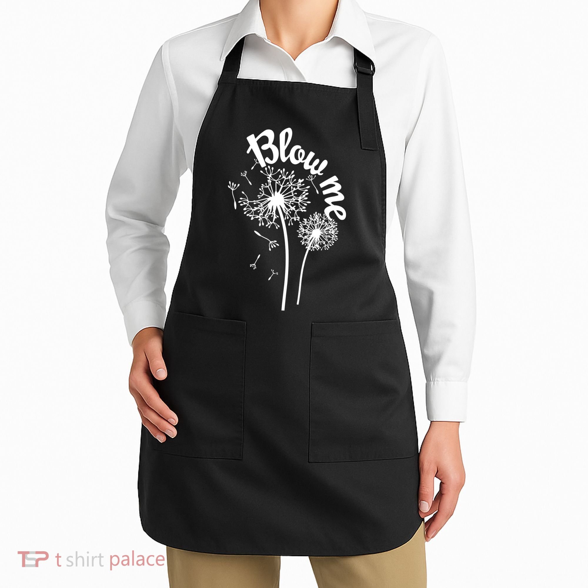 Blow Me Dandelion Apron