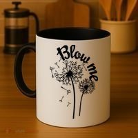 Blow Me Dandelion Coffee Mug thumb 4
