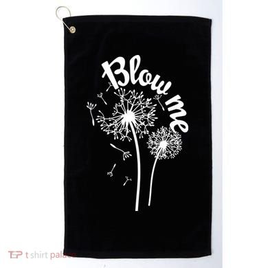 Blow Me Dandelion Golf Towel