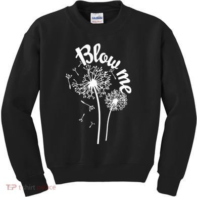 Blow Me Dandelion Kids Sweatshirt