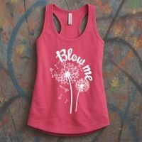 Blow Me Dandelion Women's Tank Top thumb 3