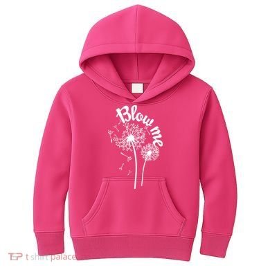 Blow Me Dandelion Kids Hoodie