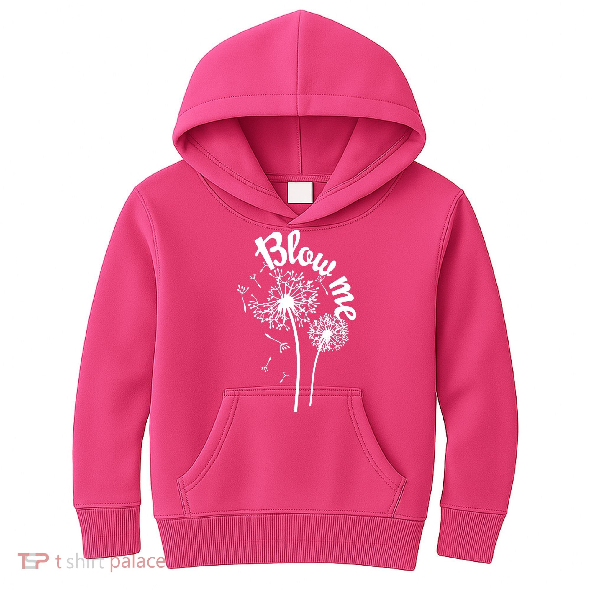 Blow Me Dandelion Kids Hoodie