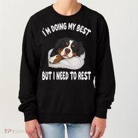 Bernese Mountain Dog Sleep Pajamas Nightgown Women's Sweatshirt thumb 0