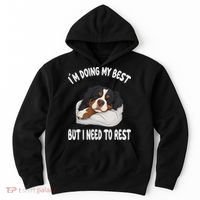 Bernese Mountain Dog Sleep Pajamas Nightgown Hoodie thumb 0