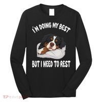 Bernese Mountain Dog Sleep Pajamas Nightgown Long Sleeve Shirt thumb 0