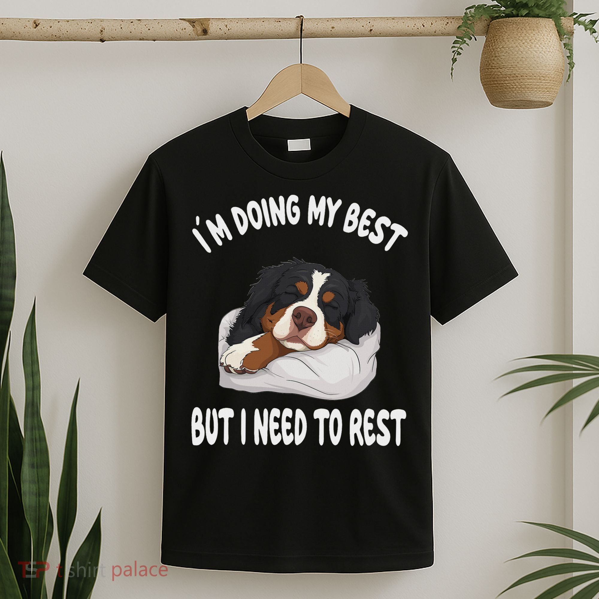 Bernese Mountain Dog Sleep Pajamas Nightgown T-Shirt