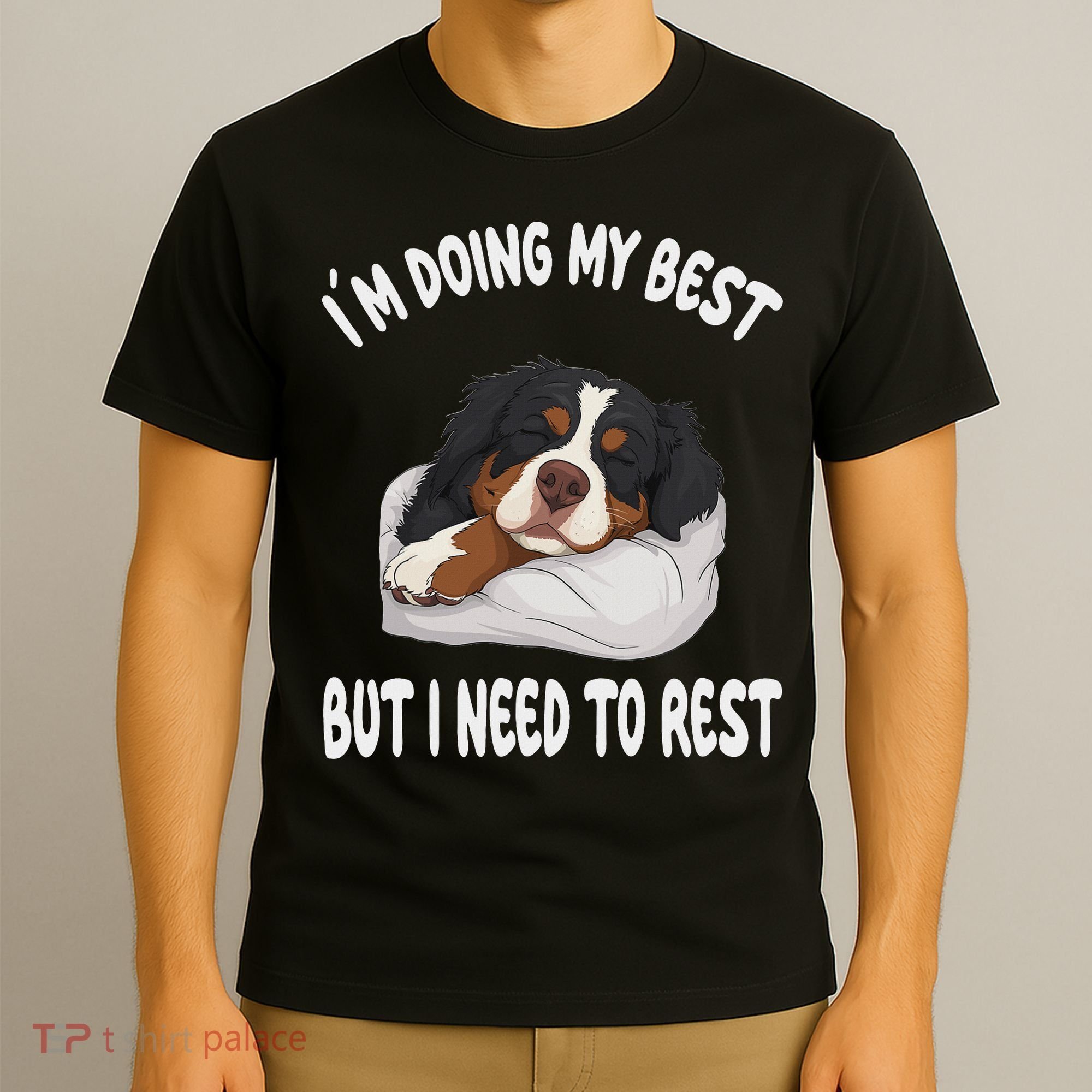 Bernese Mountain Dog Sleep Pajamas Nightgown T-Shirt