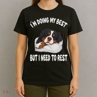 Bernese Mountain Dog Sleep Pajamas Nightgown T-Shirt thumb 4