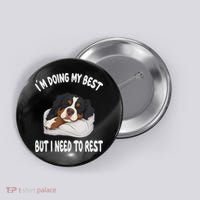 Bernese Mountain Dog Sleep Pajamas Nightgown Button thumb 0