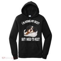 Bernese Mountain Dog Sleep Pajamas Nightgown Women's Hoodie thumb 0
