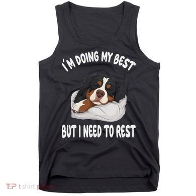 Bernese Mountain Dog Sleep Pajamas Nightgown Tank Top