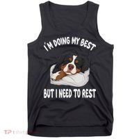 Bernese Mountain Dog Sleep Pajamas Nightgown Tank Top thumb 0
