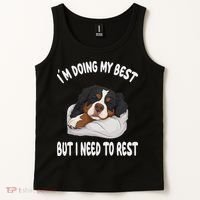 Bernese Mountain Dog Sleep Pajamas Nightgown Tank Top thumb 2