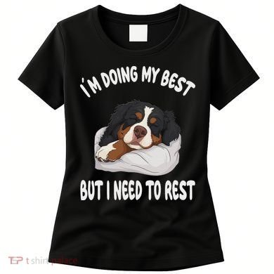 Bernese Mountain Dog Sleep Pajamas Nightgown Women's T-Shirt