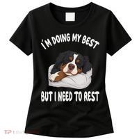 Bernese Mountain Dog Sleep Pajamas Nightgown Women's T-Shirt thumb 0