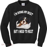 Bernese Mountain Dog Sleep Pajamas Nightgown Kids Sweatshirt thumb 0