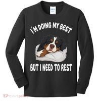 Bernese Mountain Dog Sleep Pajamas Nightgown Kids Long Sleeve Shirt thumb 0