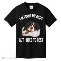 Bernese Mountain Dog Sleep Pajamas Nightgown Kids T-Shirt thumb 0