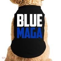 Blue Maga Democrat Make America Great Again Doggie Tank thumb 0