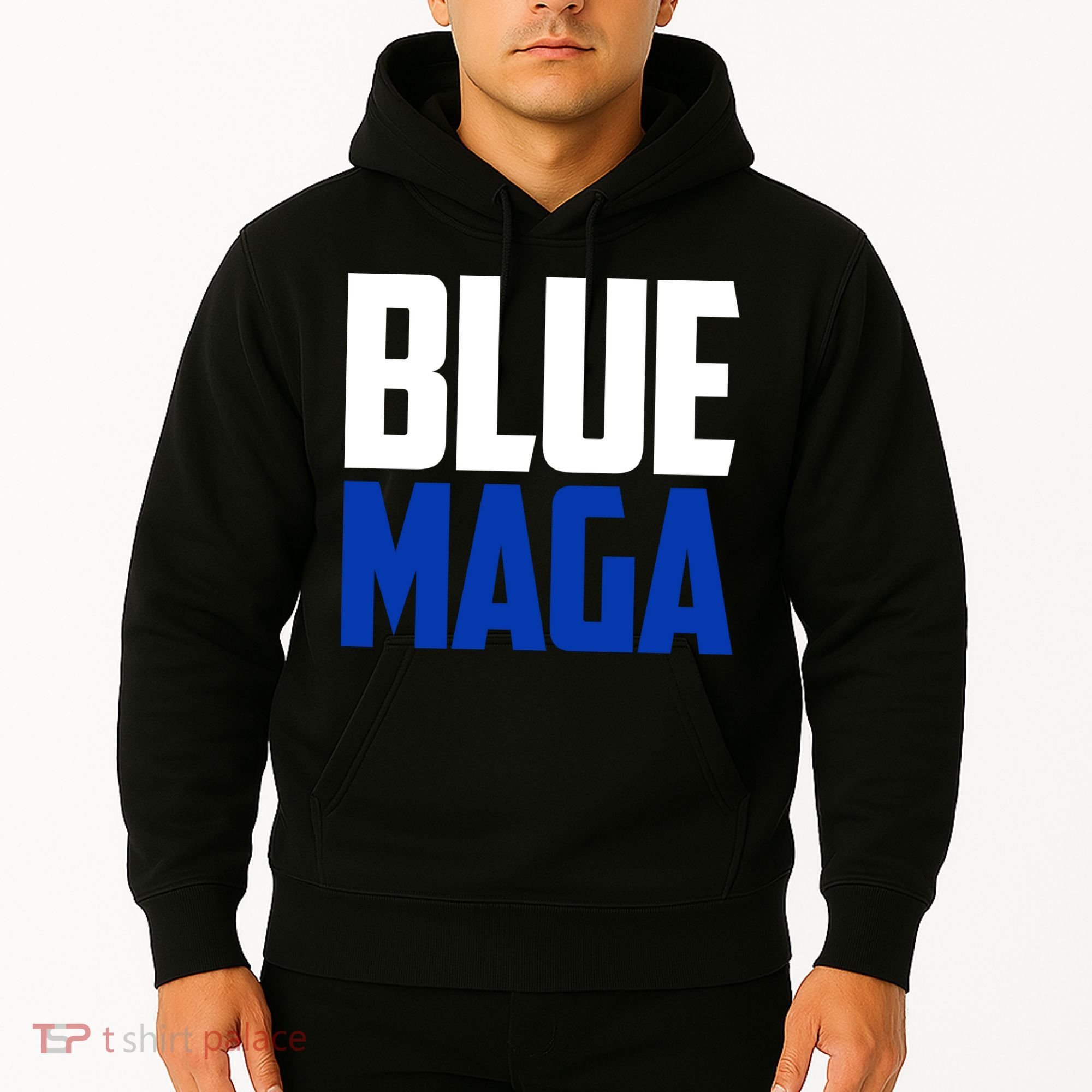 Blue Maga Democrat Make America Great Again Hoodie