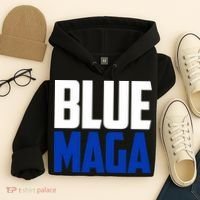 Blue Maga Democrat Make America Great Again Hoodie thumb 4