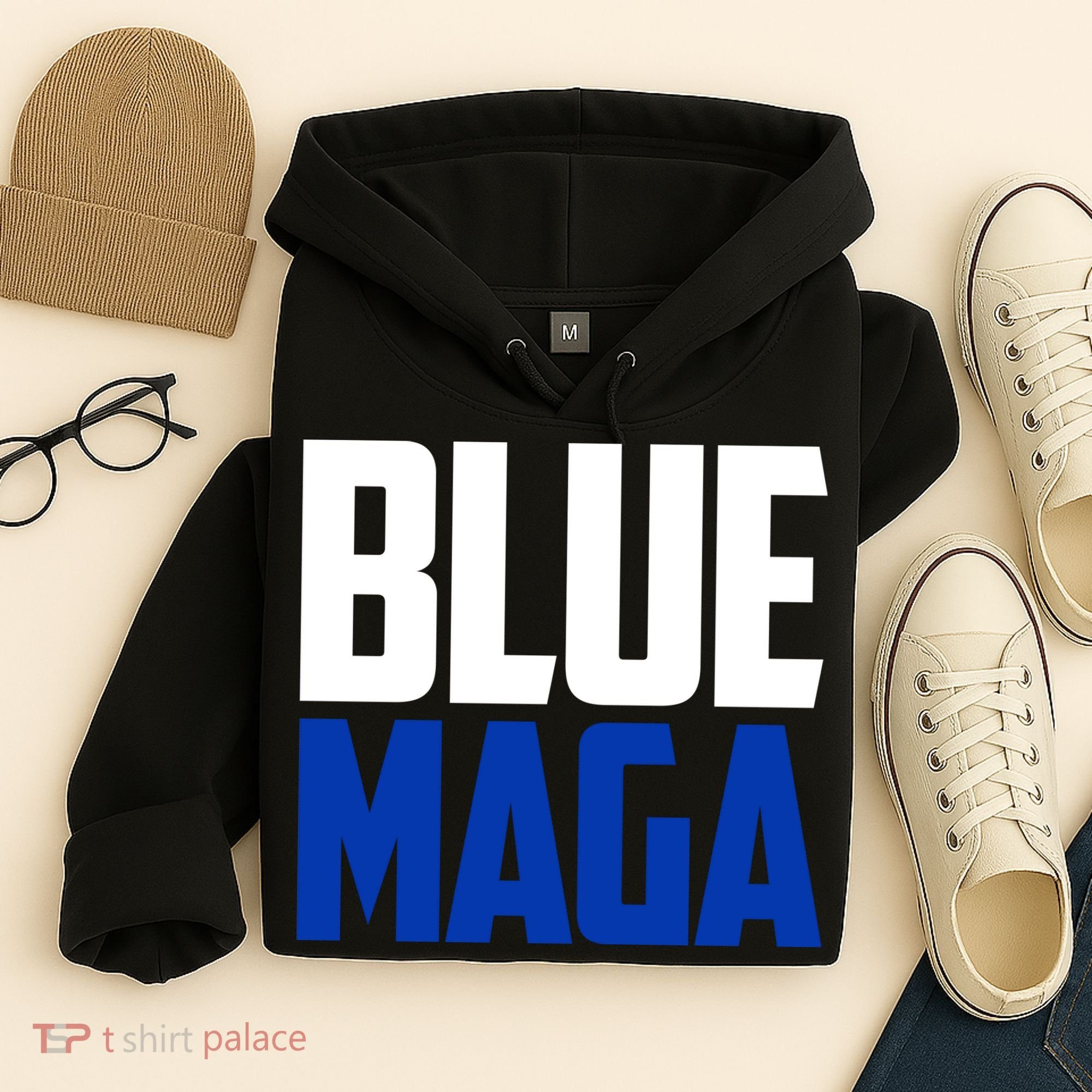Blue Maga Democrat Make America Great Again Hoodie