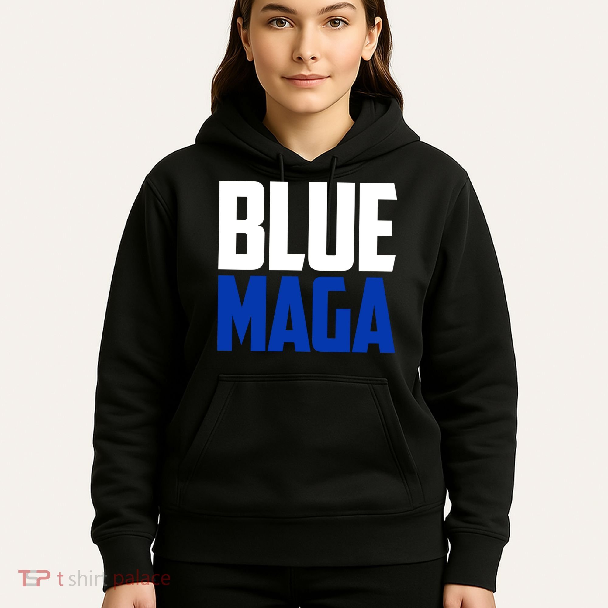 Blue Maga Democrat Make America Great Again Hoodie