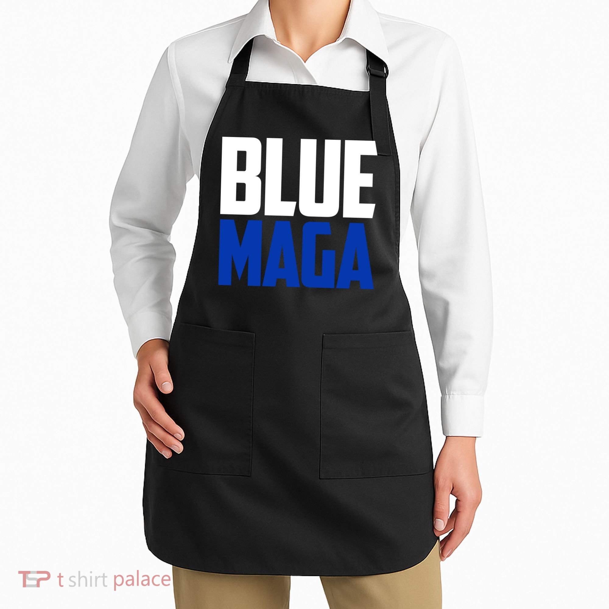 Blue Maga Democrat Make America Great Again Apron