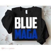 Blue Maga Democrat Make America Great Again Sweatshirt thumb 2