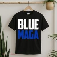 Blue Maga Democrat Make America Great Again T-Shirt thumb 2