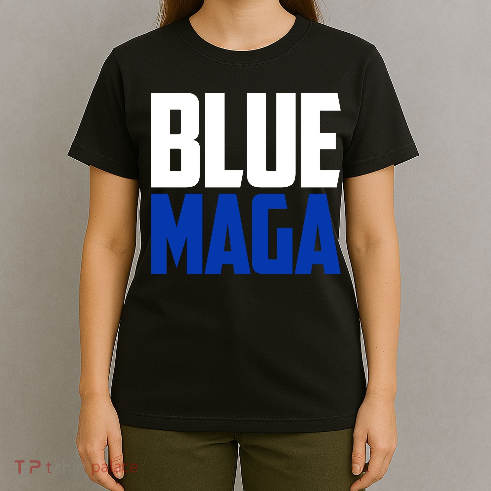 Blue Maga Democrat Make America Great Again T-Shirt