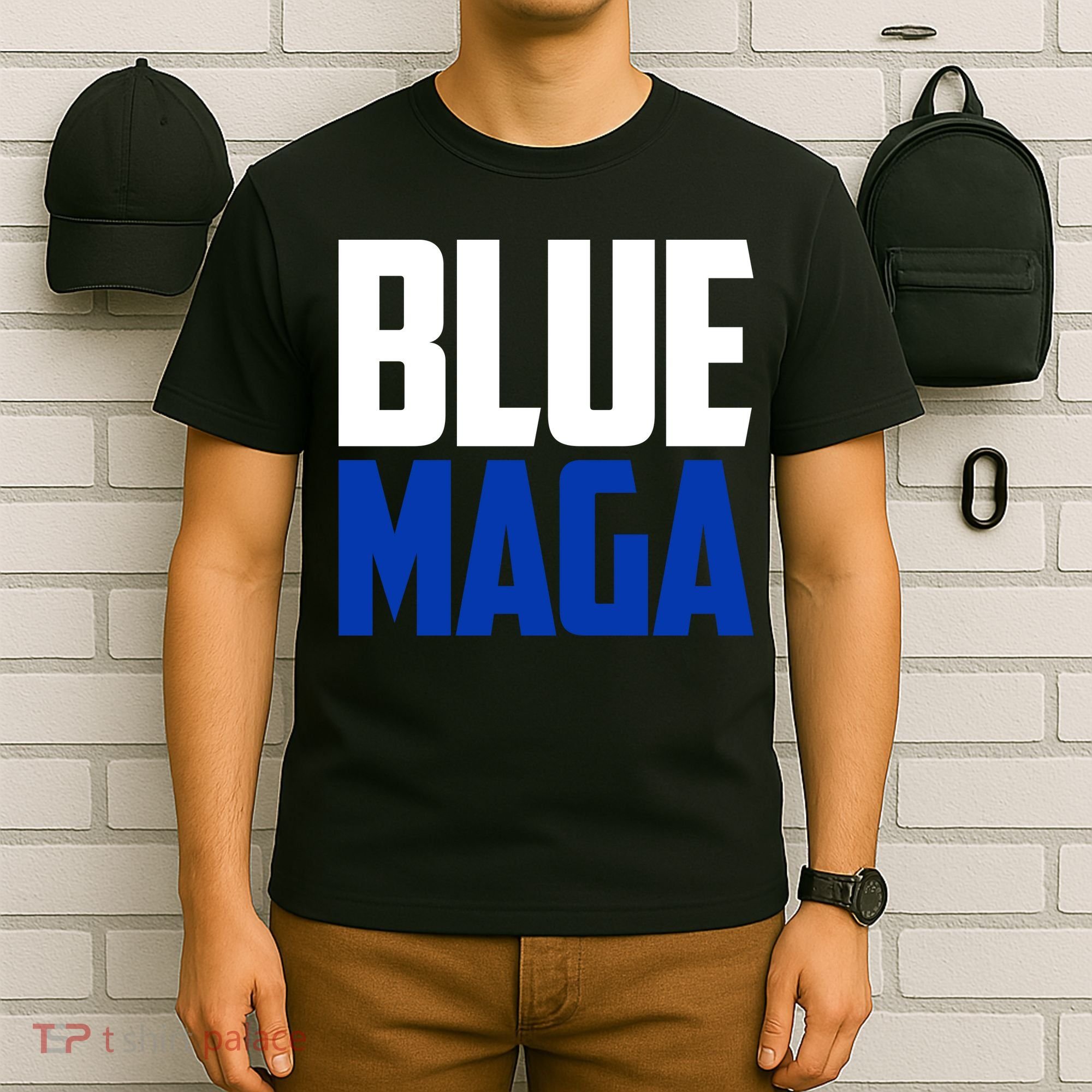 Blue Maga Democrat Make America Great Again T-Shirt
