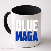 Blue Maga Democrat Make America Great Again Coffee Mug thumb 0